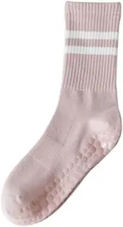[STARTIST] Yoga Socks Anti Skid Lightweight with Grips Crew Socks Soft Ballet Dance Socks
