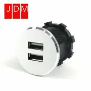 JDM 12V USB Splitter Dual Port Cigarette Lighter Honda Charging Adapter CRX DX (for: Honda)