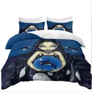 Orca Magic Killer Whale Tail Mermaid Quilt Cover