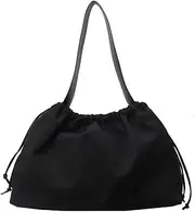 [GRISDEPPD] Ladies pleated bag women's large-capacity shoulder bag Joker Tote bag