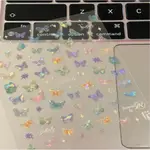 💅💅【3D美甲貼】小紅書爆款浮鵰3D立體美甲貼蝶翼流光高顔值DIY防水美甲貼裝飾貼 OGDQ