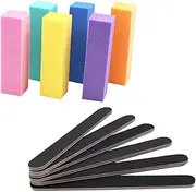 Mikinona 12PCS Nail File and Buffer Durable Sanding Tools for Fingernails and Toenails Professional Nail