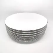 Mikasa Fine China Wedding Band Platinum L9706/202 Set Of 7 Salad Plates New