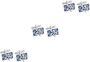 [WOFASHPURET] Snake Diamond Tuxedo French Studs Shirt Suits Elegant Cool for Men Mens Tie Men Ties Alloy Rhinestone