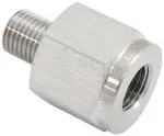 Aeroflow 3/8"-24 Pipe Reducer Male to M10 X 1.0 Inverted Flare Brake - AF391-03-M10SS