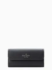 Rosie Pebbled Leather Large Flap Wallet