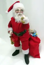 Cloth Art Doll CD Pattern "Gift Bringer Santa" By Sharon Mitchell