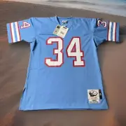 MITCHELL & NESS AUTHENTIC EARL CAMPBELL L HOUSTON OILERS JERSEY $300 RETAIL NWT