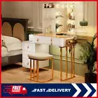 Dressing Table with Mirror & Lights Makeup Vanity Table Drawers & Shelves White