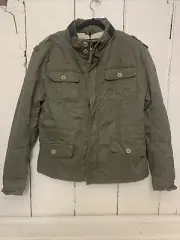 BRANDIT Britannia Winter Men's Sherpa-Lined Olive Military Jacket~ Sz LRG~NEW