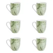 6x LVD Ceramic Tea/Coffee Mug Burbank Home/Kitchen Drinkware 10.5cm Assorted