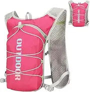 Hydration Pack for Running - Water Vest for Cycling - Multifunctional Lightweight Hydration Pack for Travel, Workout, Cycling, Camping, Fitness