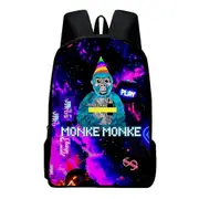 Gorilla Tag 3D Backpack Kids Boys Girls Junior School Book Bag Travel Rucksack Student Shoulders Bag Gift -NMAOV A
