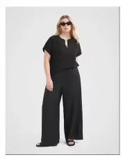 [Commonry] The Flat Front Linen Pants in Black