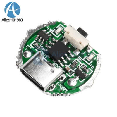 10pcs 2-Mode Flashlight Driver Circuit Board w/ Switch Charging Integrated Board