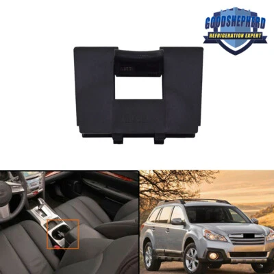 Center Console Cup Holder Insert Divider Black Plastic For 10-14 SUBARU OUTBACK