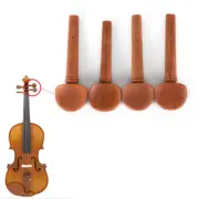 4/4 Size Jujube Wood Violin Fiddle Tuning Pegs Endpin Set Replacement ES.UU