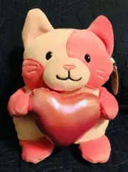 Target Bullseye Playground Valentine's Day 2025 pillow plushy Pink Cat Heart NWT