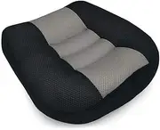 Car Driving seat Cushion, Car Seat Elevation Cushion, Dwarf Adult Booster seat Cushion for Short Drivers, Increase The Field Of View By 4.7in, Ideal for Trucks, Cars, Chairs, Wheelchairs (gray)