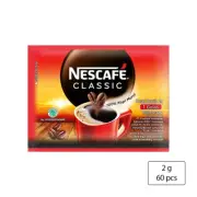 [NESCAFE] CLASSIC COFFEE 2 GR 60 SACHETS INDONESIAN PRODUCTS
