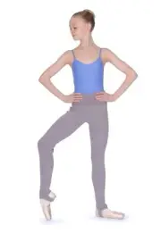 Capezio Girls Foldover Waistband Stirrup Pants - CK1036C