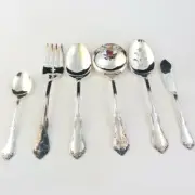 FREDERICKSBURG by Oneida 6 Piece Hostess Set NEW NEVER USED Silver Plate