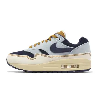 Nike 休閒鞋 Wmns Air Max 1 87 女鞋 藍 丹寧 縫線 氣墊 Aura 復古 FQ8900-440