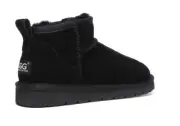 Australian Shepherd UGG Unisex Mini Low Cut Boots Julia - Black