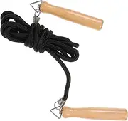 SUPVOX Speed Rope Jump Rope Jumping Elastic Band Gym Accessories Workout Physical Exercise Equipment Exercise Sports Supplies Wood Black