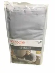 New LEACHCO Snoogle Cover - Supreme - Peaceful Gray Organic/Plush/Removal/_Wash