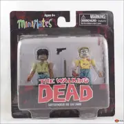 The Walking Dead - Minimates - Survivor Morgan and Geek Zombie - series 5 pack