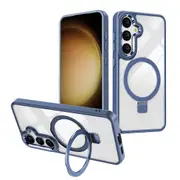 Kickstand Clear Case For Samsung Galaxy S24+, Anti-drop Tpu+acrylic Cover Compatible With Magsafe