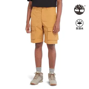 【Timberland】男款小麥色防潑水工裝短褲(A68H9P47)