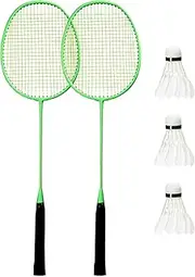 Training Badminton Racket Shuttlecock Set Physical Education Exercise Sports Equipment Iron Alloy Badminton Racket Kit