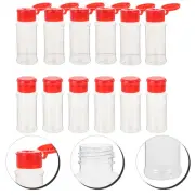12 PCS Spice Bottles Trash Removable Lids Travel