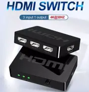 4K@30Hz Ultra HD 3 Way HDMI Switch Splitter HDTV 3 Port IN 1 OUT Xbox PS3 PS4