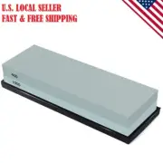 Knife Sharpening Water Stone Kitchen Dual Whetstone Set 400 1000 Grit Non-Slip