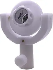 KIANS Tilting brackets with 25mm mini prism for total station, ALL plastic housing (Color : Silver coated)