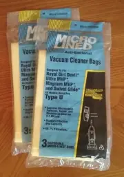2 Sealed Packages Micro Lined Vacuum Bags - Type U