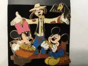 Rare Disney Auctions Pin LE100 LE P.I.N.S. LE Mickey Goofy Minnie Farm corn L16