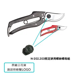 日本 西垣工業螃蟹牌N-202-2職業200 N-202 N-203 專用螺絲.螺母組