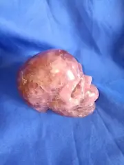 High Quality Natural Skulls Strawberry Quartz Crystal Skull 3.3 Lbs