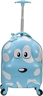 [Rockland] Kids' My First Hardside Spinner Luggage, Light Blue, White and Black, One Size, My First Luggage - Hardside Spinner Luggage
