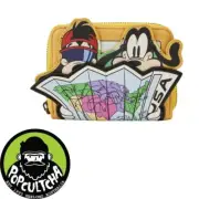 A Goofy Movie - Road Trip 4" Faux Leather Zip-Around Wallet "New"