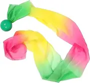 GANAZONO Tai Chi Ribbon Ball Prop Engaging Performer Accessory for Dynamic Movements Portable and Convenient Training Tool for Flexibility and Coordination for Practice and Performances