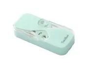 1 Set Dental Floss Stick Mini Hygienic Portable Automatic Safe Oral Care Tool Plastic Dental Floss Storage Box for Home - Green