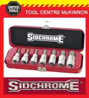 SIDCHROME SCMT14274 7pce 1/2” DRIVE METRIC IN-HEX / ALLEN KEY SOCKET SET