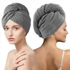2 Pack Microfiber Hair Towel Wrap Absorbent Hair Drying Towel for Women Wet Hair