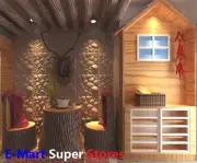 Rock Design 3D Glue on Wall Panel Plant Fiber Material Off-White (Paintable)