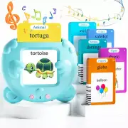 Spanish & English Talking Flash Cards for Toddlers 1-3 Years Old, 510 Sight